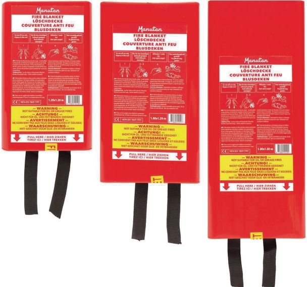 Couverture anti-feu sous boîtier plastique - Manutan Expert