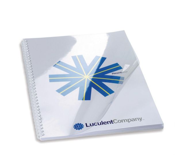 Couverture pour perforelieuse en PVC GBC HiClear