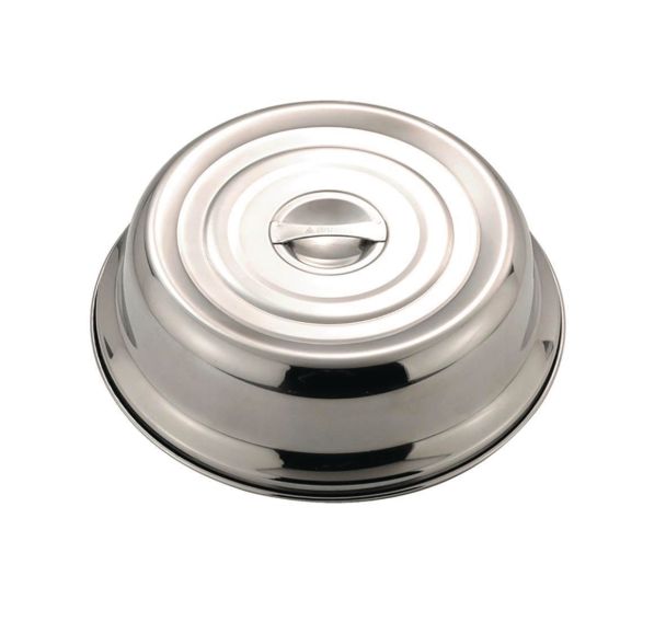 Couvre-Assiette inox ø26 cm gris