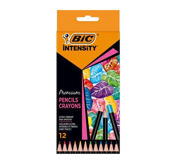 Crayon de Couleur Intensity Mine Douce - assortis - BIC