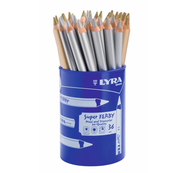 Crayon de couleurs gros module métallisé - Lyra