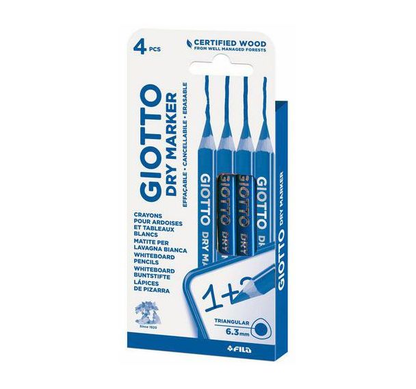 Crayon dry marker bleu