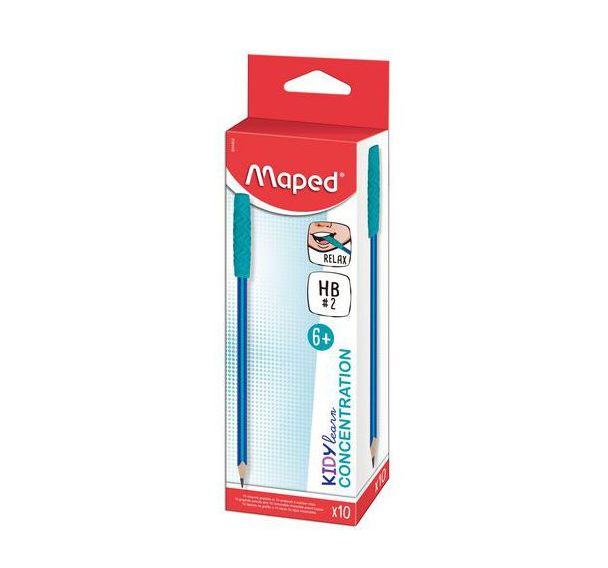 Crayon graphite KIDY LEARN CONCENTRATION HB +embout à mâcher