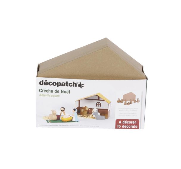 Crèche avec personnages AP 8x25x20cm (Lot de 2)