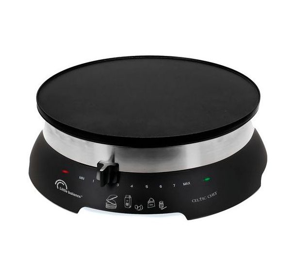 Crepière 1300W - diam. plaque 33cm plaque à galettes rebord