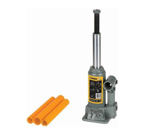 Cric bouteille avec protection surcharge - 2 tonnes
