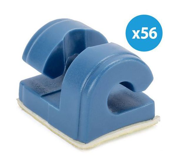 Crochet à vis pour but en acier - Lot de 56 - Metaluplast