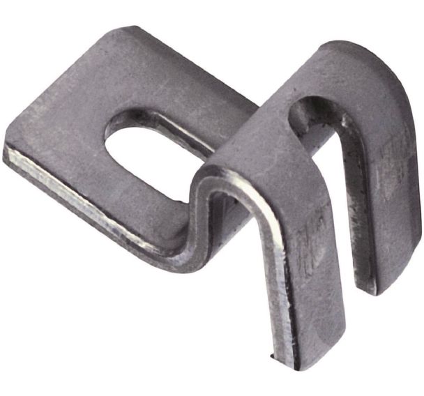 Crochet d'angle inox pour clayette inox Norme 5