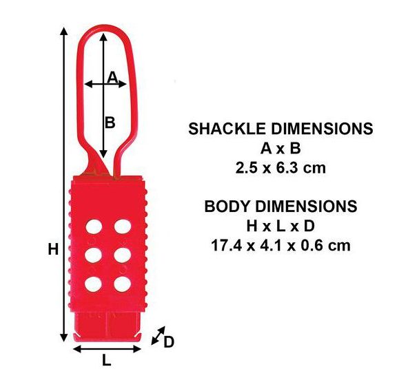 Crochet de consignation en nylon 428 - Master Lock