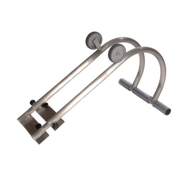 Crochet de faitage aluminium pour échelle de toit bois