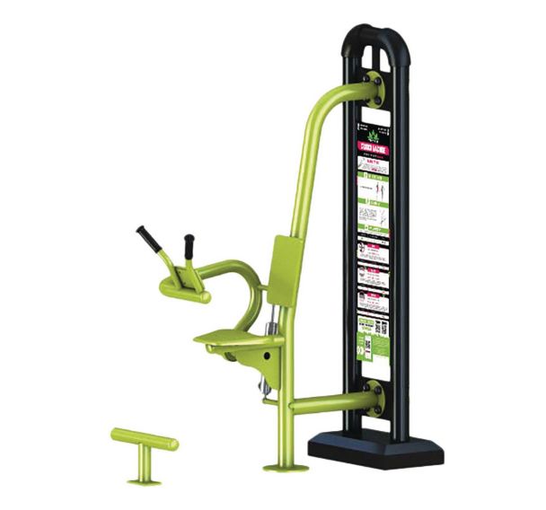 Crunch machine à piston pour parcours sportif Freetness