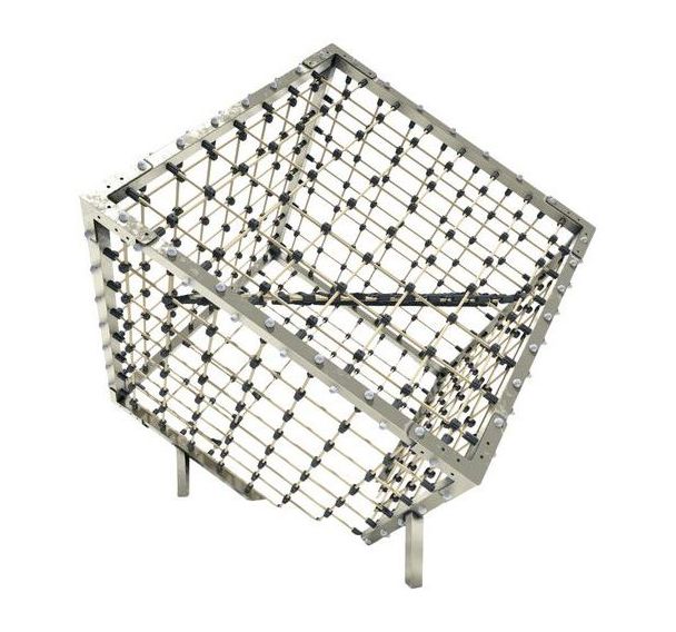 Cube DELTA inox - scellement direct