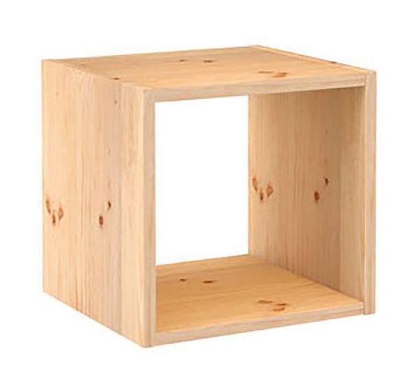 Cube de rangement en pin massif - Astigarraga