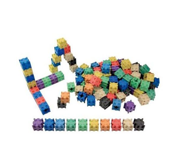 Cubes à emboîter en bois recyclé