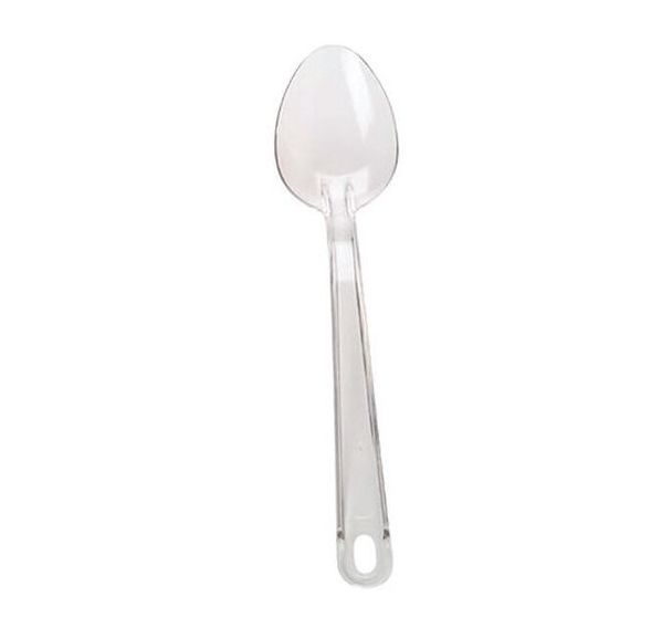 Cuillère Exoglass transparente pleine - 34 cm en copolyester