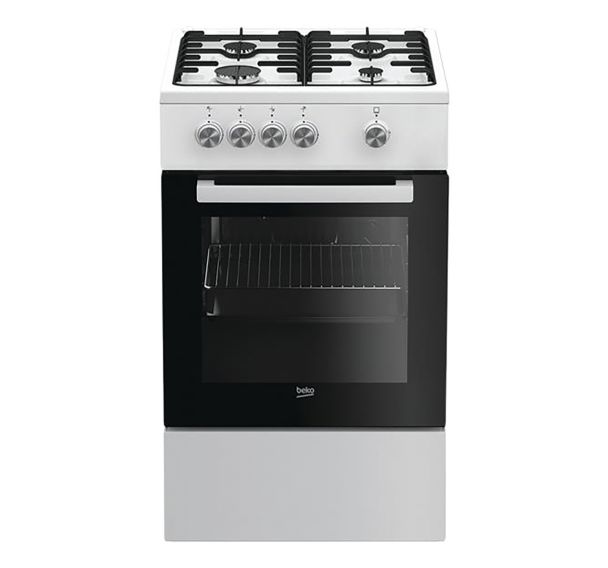 Cuisinière gaz - Largeur 50 cm - Beko - FSG52000DWC