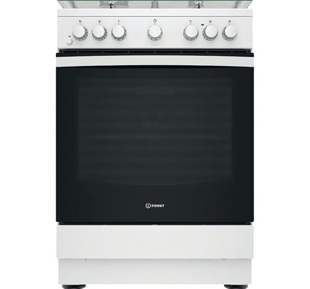 Cuisinière mixte IS67M5PCW/FR/1 - Largeur 60 cm - Indesit