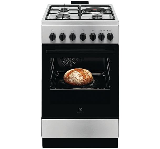 Cuisinière mixte LKM520011X - Largeur 50 cm - Electrolux