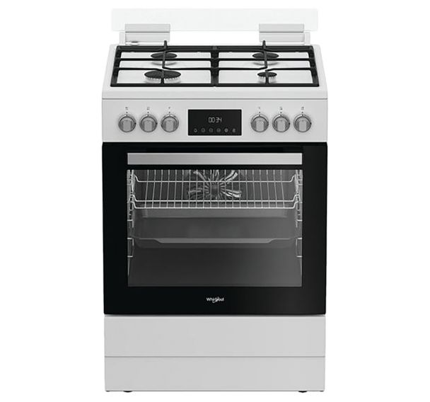 Cuisinière mixte W6G8LCW - Largeur 60 cm - Whirlpool