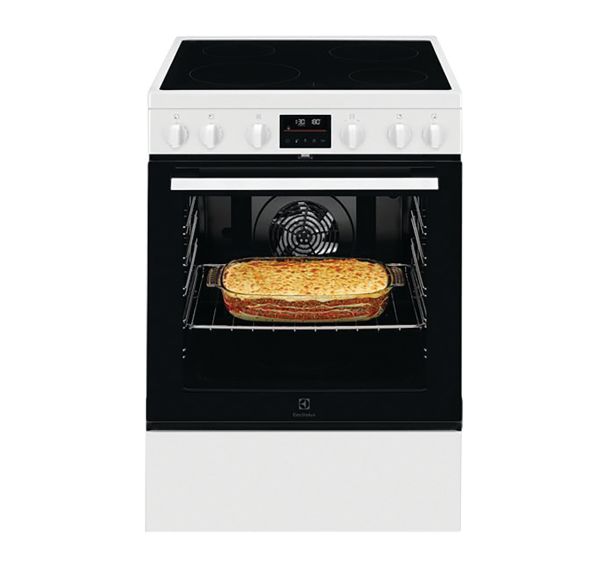 Cuisinière vitrocéramique - Largeur 60 cm - LKR64890AW- Electrolux