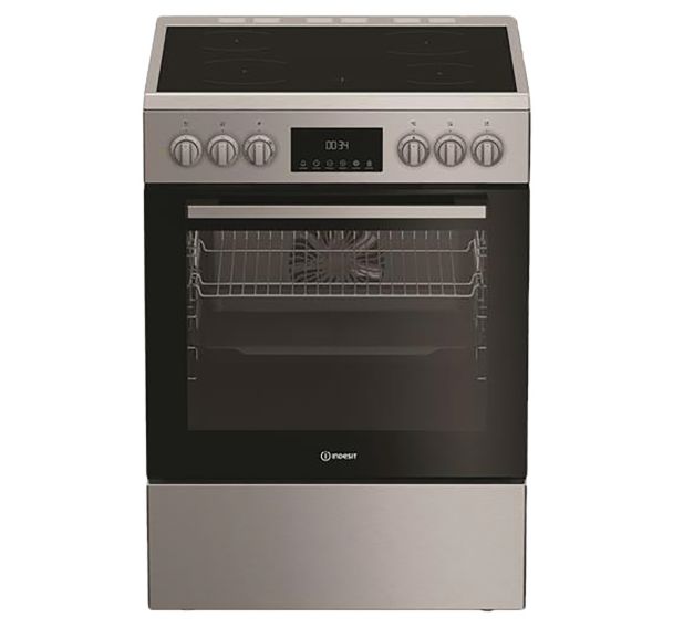 Cuisinière vitrocéramique I6V5LCX - Largeur 60 cm - Indesit