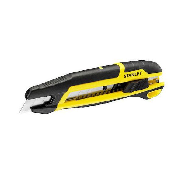 Cutter Quick Snap bi - matière avec bouton poussoir - 18 mm
