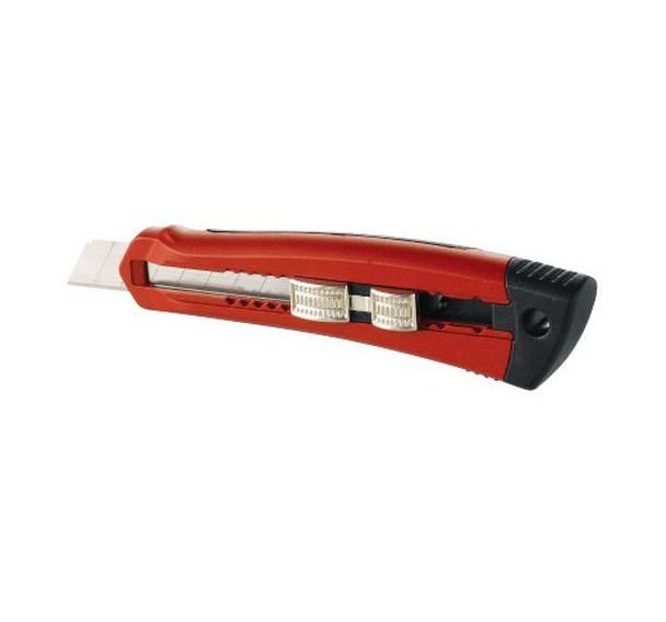 Cutter bi-matiere lame secable de 18 mm ultra resistant