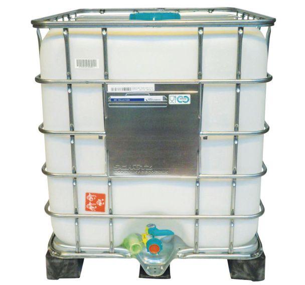 Cuve de transport FOODCERT avec palette plastique