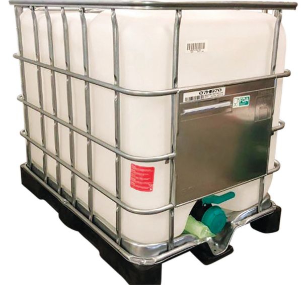 Cuve palette plastique alimentaire IBC - 640L