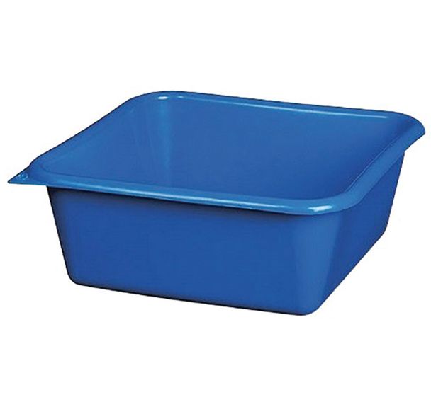 Cuvette carrée 24cm 3.5l bleu