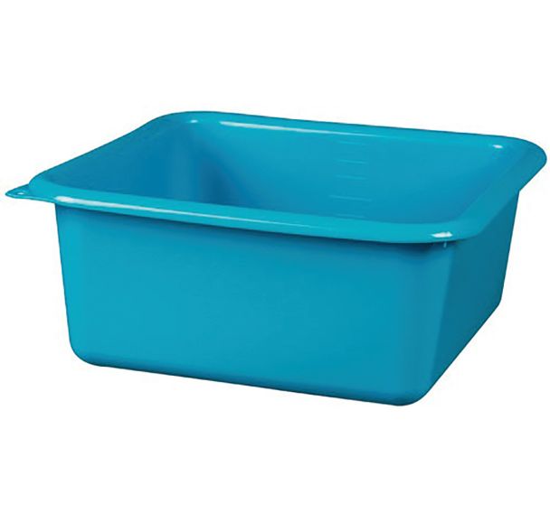 Cuvette carrée ø32cm 9.5l bleu Green Line