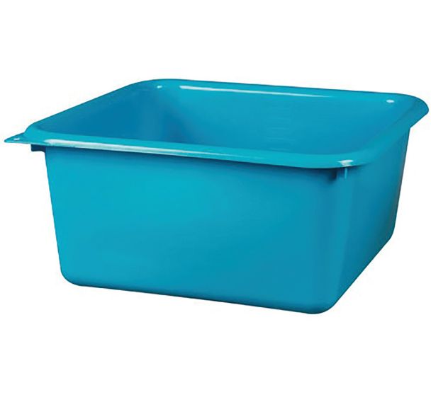 Cuvette carrée ø38cm 15l bleu Green Line