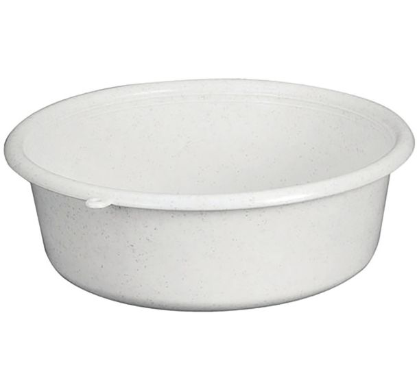 Cuvette ronde ø25x8cm 2.5l gris moucheté