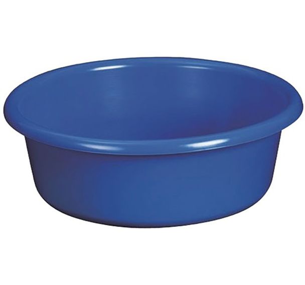 Cuvette ronde ø32x11cm 5l bleu