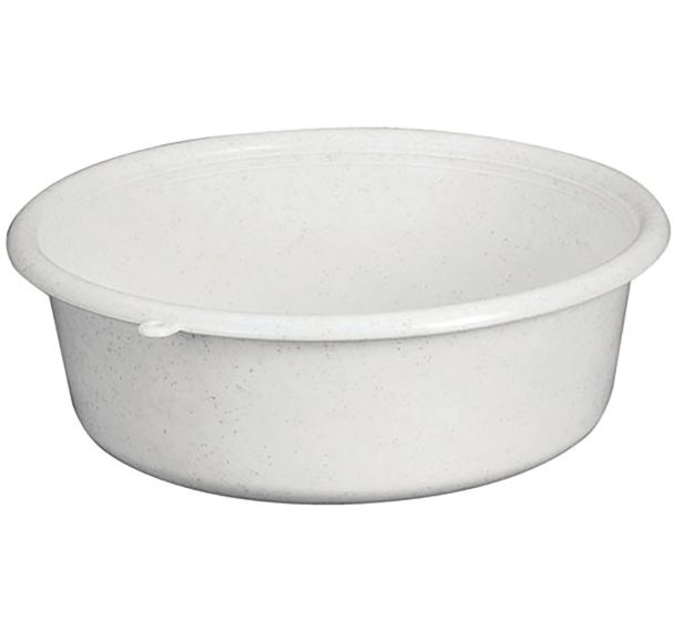 Cuvette ronde ø36x12cm 6.5l gris moucheté