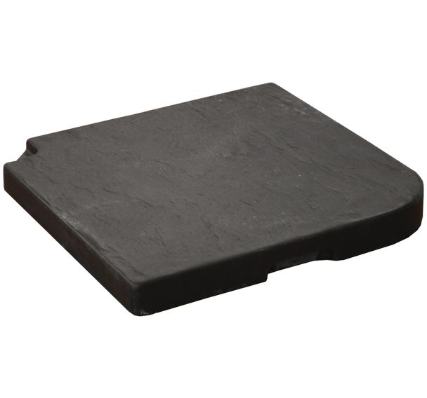 Dalle béton 22 kg pour pied de parasol en croix - anthracite