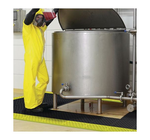 Dalle caillebotis antifatigue Diamond Flek Lok™ PVC ajouré - Notrax