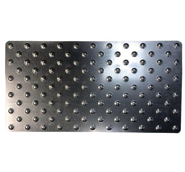 Dalle podotactile intérieure/extérieure TOLPLOT en acier galvanisé 800x420mm