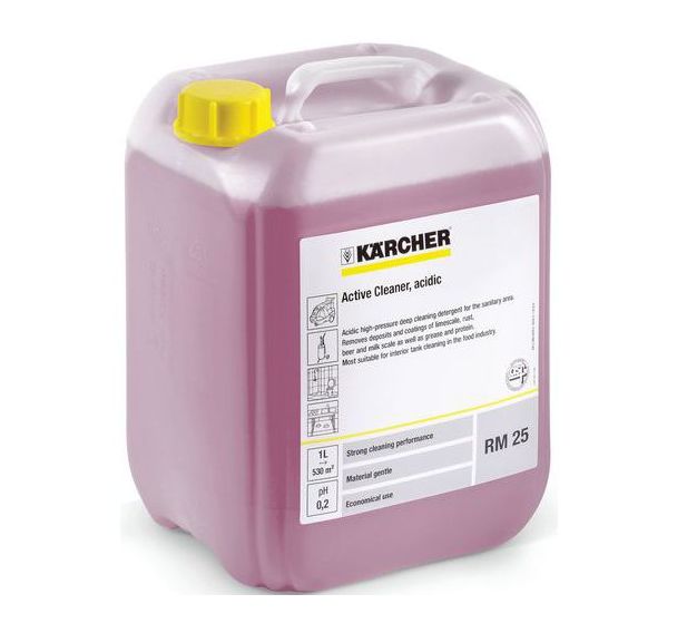 De tergent actif PressurePro, acide RM 25, 20 Litres - Karcher