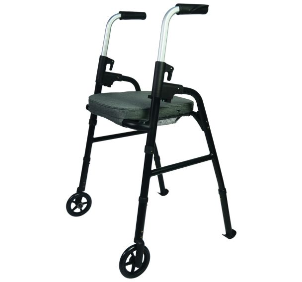 Déambulateur Rollator 2 roues Modulo noir