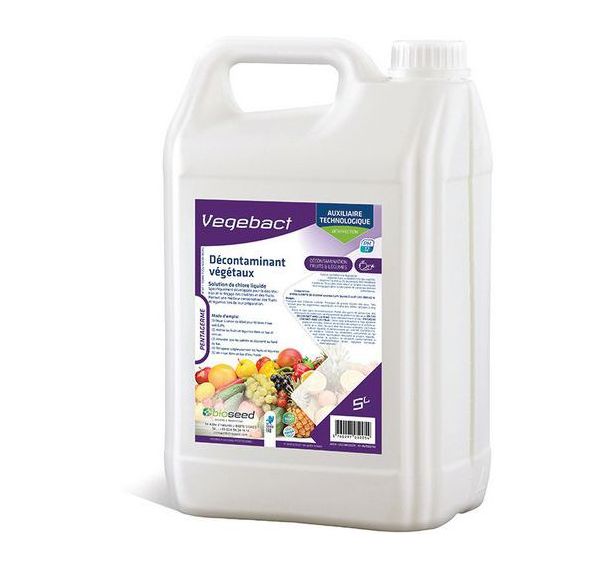 Décontaminant pour fruits et légumes - 5 L