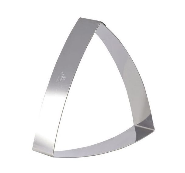 Découpoir entremet forme triangle bombé larg. 190mm