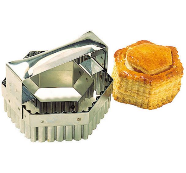 Découpoir hexagonal double - 9 cm