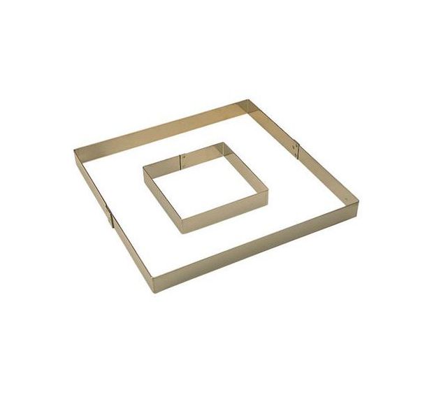 Découpoir inox tarte carré 75mm