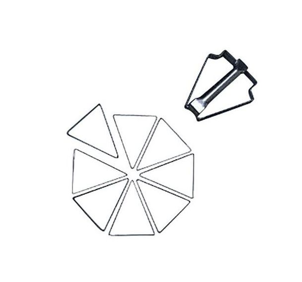 Découpoir inox triangle mozaïk
