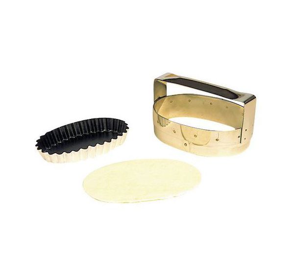 Découpoir oblong inox 130x90mm