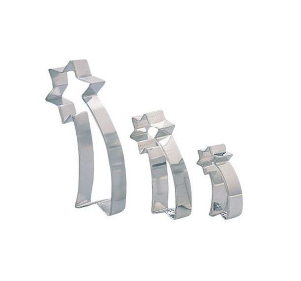 Découpoirs ''Etoile filante'' 3 pièces