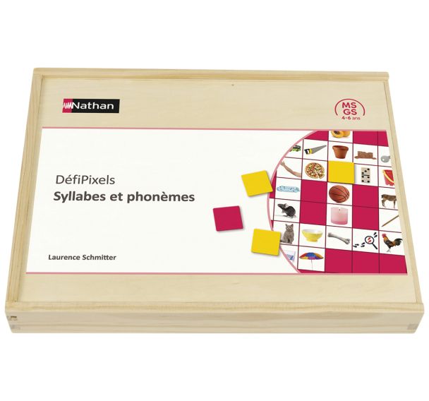 Défipixels - syllabes et phonèmes-Nathan