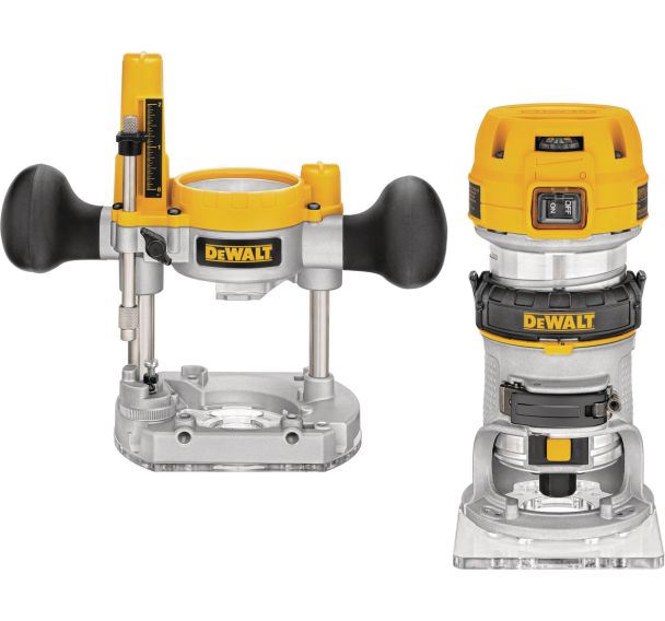 Défonceuse et Affleureuse 900W 6-8mm - coffret - DEWALT