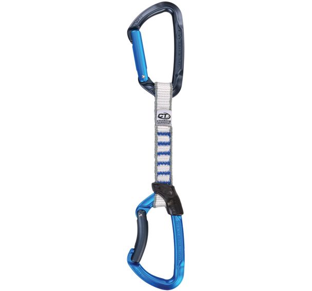 Dégaine escalade Climbing Technology Lime B Set NY 12cm BLEU